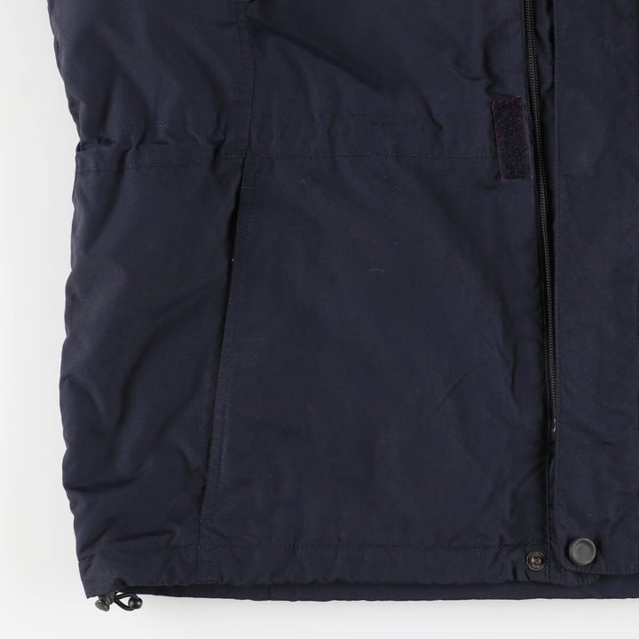 Eddie Bauer Padded Mountain Parka, Shell Jacket, Puffer Jacket, Men's XL Nylon navy blue type Vintage Second Hand
