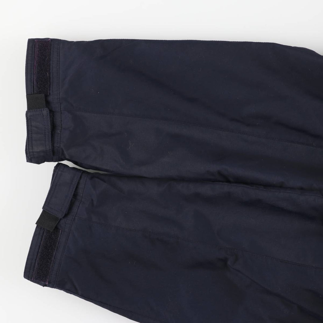 Eddie Bauer Padded Mountain Parka, Shell Jacket, Puffer Jacket, Men's XL Nylon navy blue type Vintage Second Hand