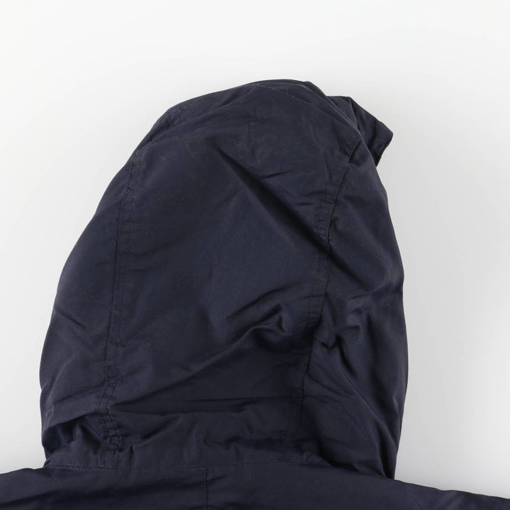 Eddie Bauer Padded Mountain Parka, Shell Jacket, Puffer Jacket, Men's XL Nylon navy blue type Vintage Second Hand