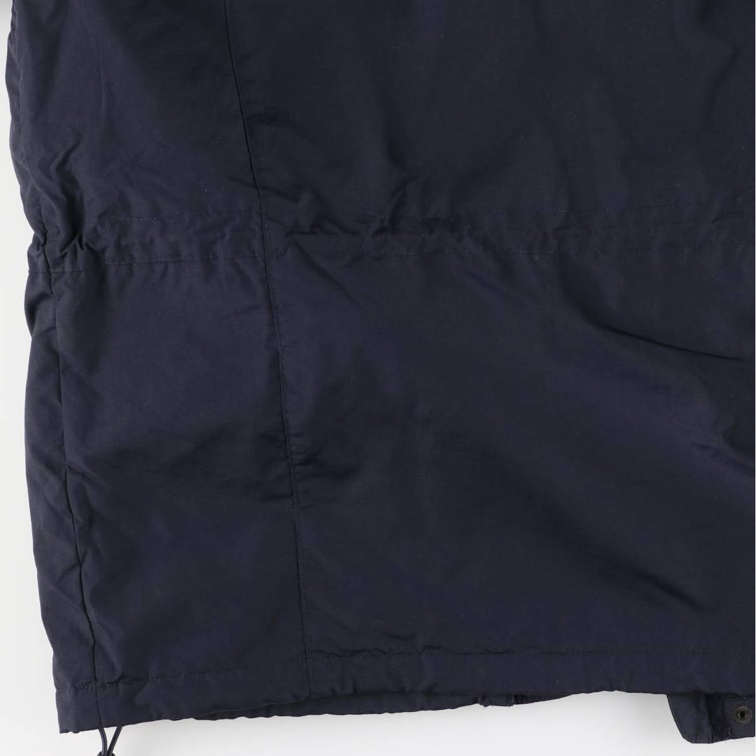 Eddie Bauer Padded Mountain Parka, Shell Jacket, Puffer Jacket, Men's XL Nylon navy blue type Vintage Second Hand