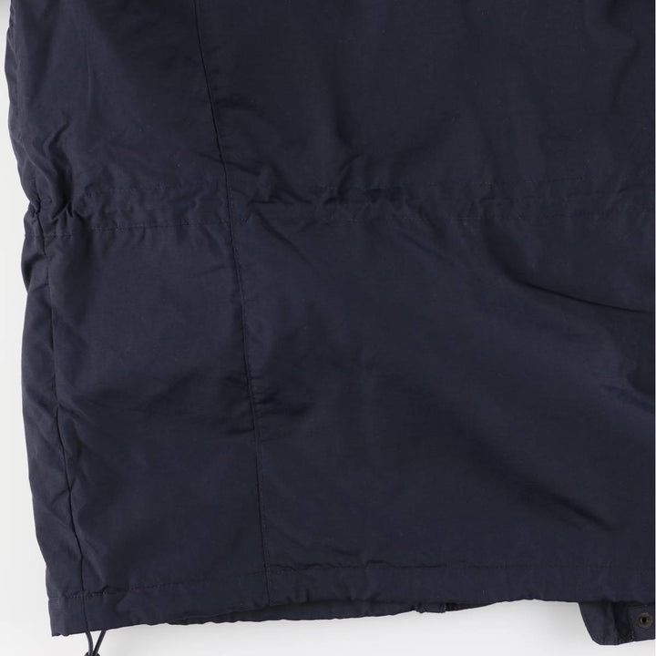 Eddie Bauer Padded Mountain Parka, Shell Jacket, Puffer Jacket, Men's XL Nylon navy blue type Vintage Second Hand
