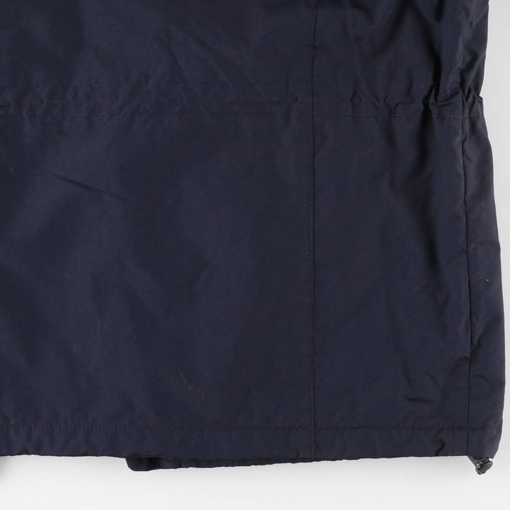 Eddie Bauer Padded Mountain Parka, Shell Jacket, Puffer Jacket, Men's XL Nylon navy blue type Vintage Second Hand
