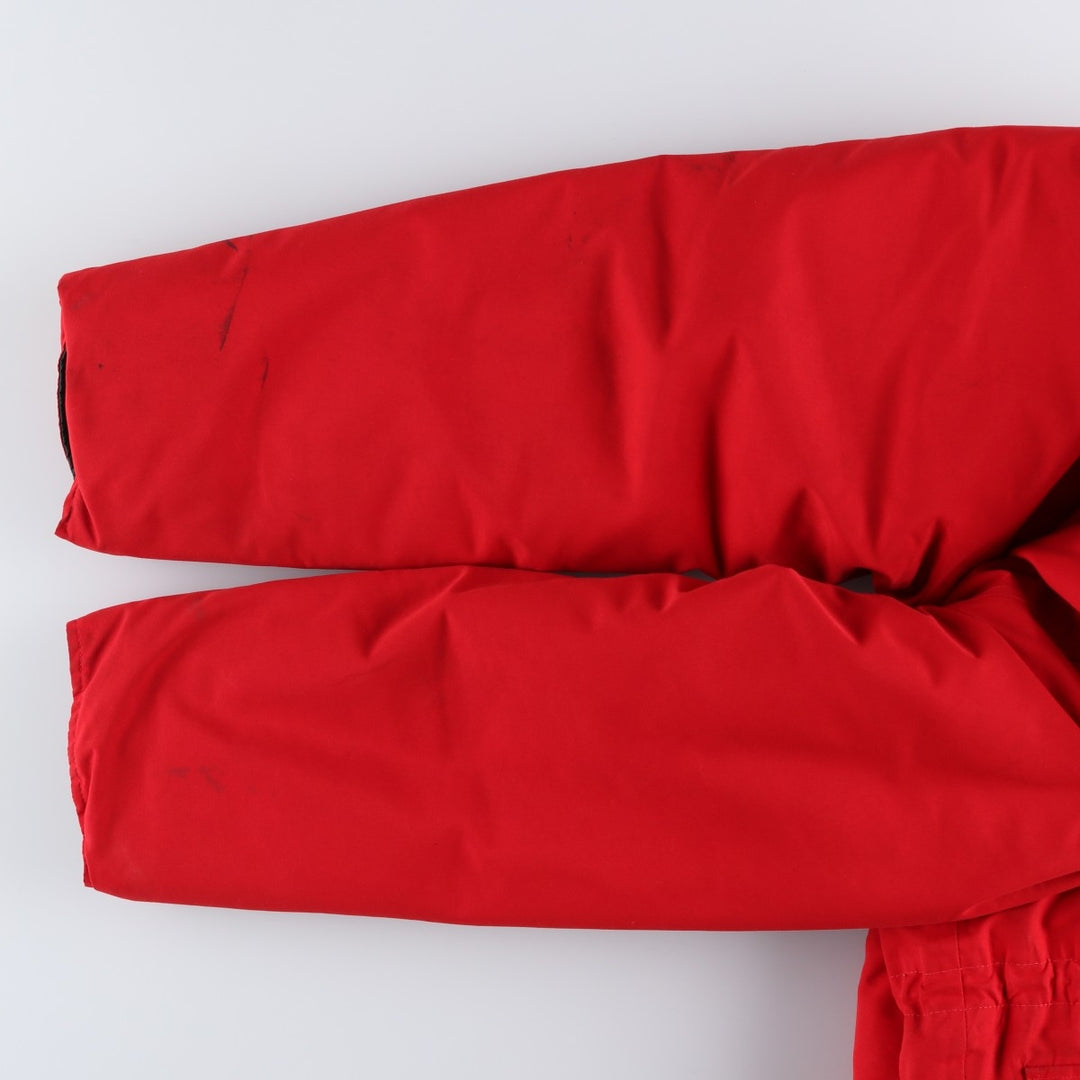 80s-90'S Eddie Bauer Black Tag GORE-TEX Goose Down Parka, Made in USA, Men's Size Medium polyester red type Vintage Second Hand