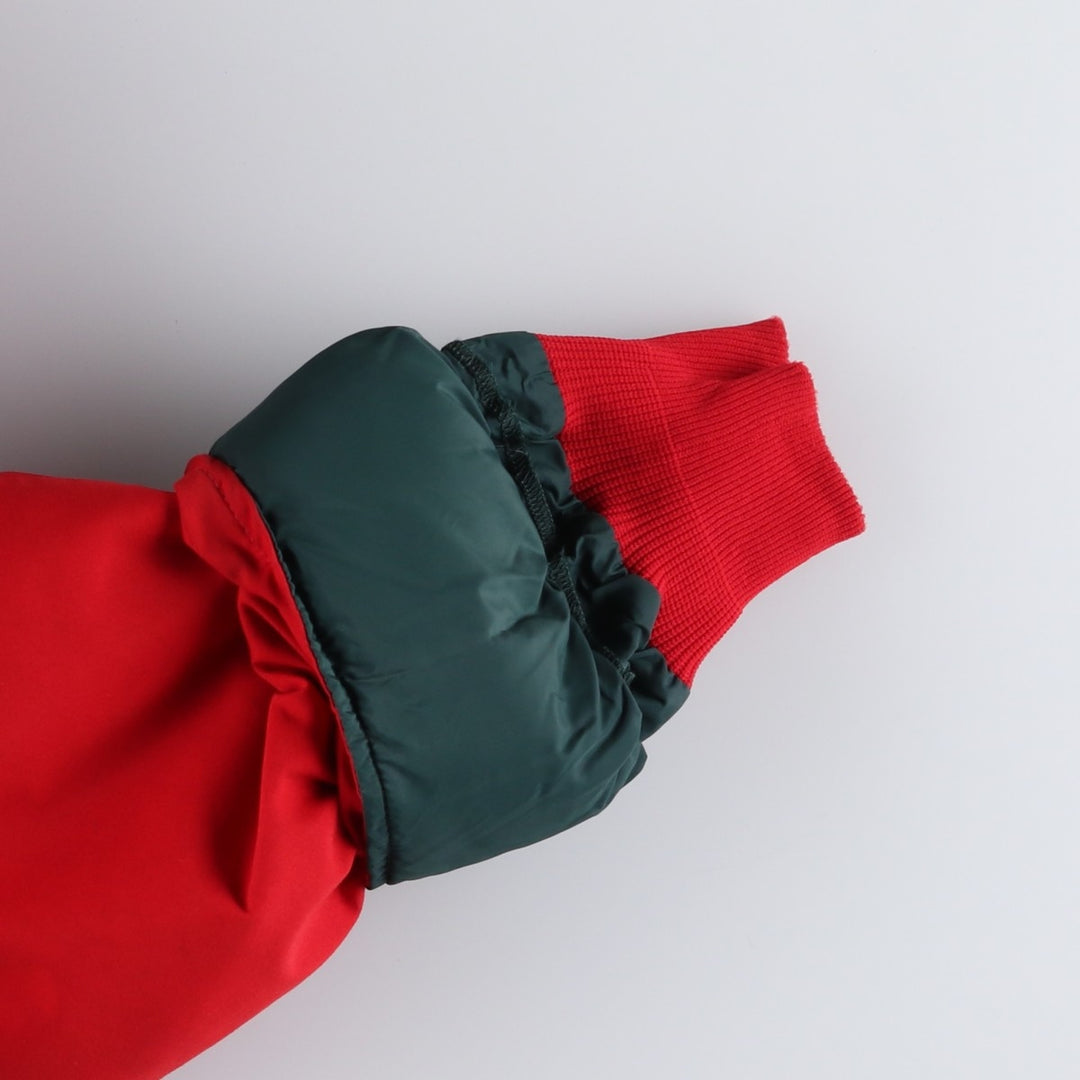 80s-90'S Eddie Bauer Black Tag GORE-TEX Goose Down Parka, Made in USA, Men's Size Medium polyester red type Vintage Second Hand