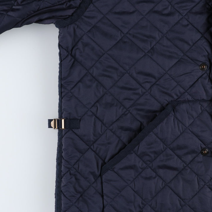 POLO by Ralph Lauren padded hooded quilted puffer jacket, men's size XL Nylon navy blue type Vintage Second Hand