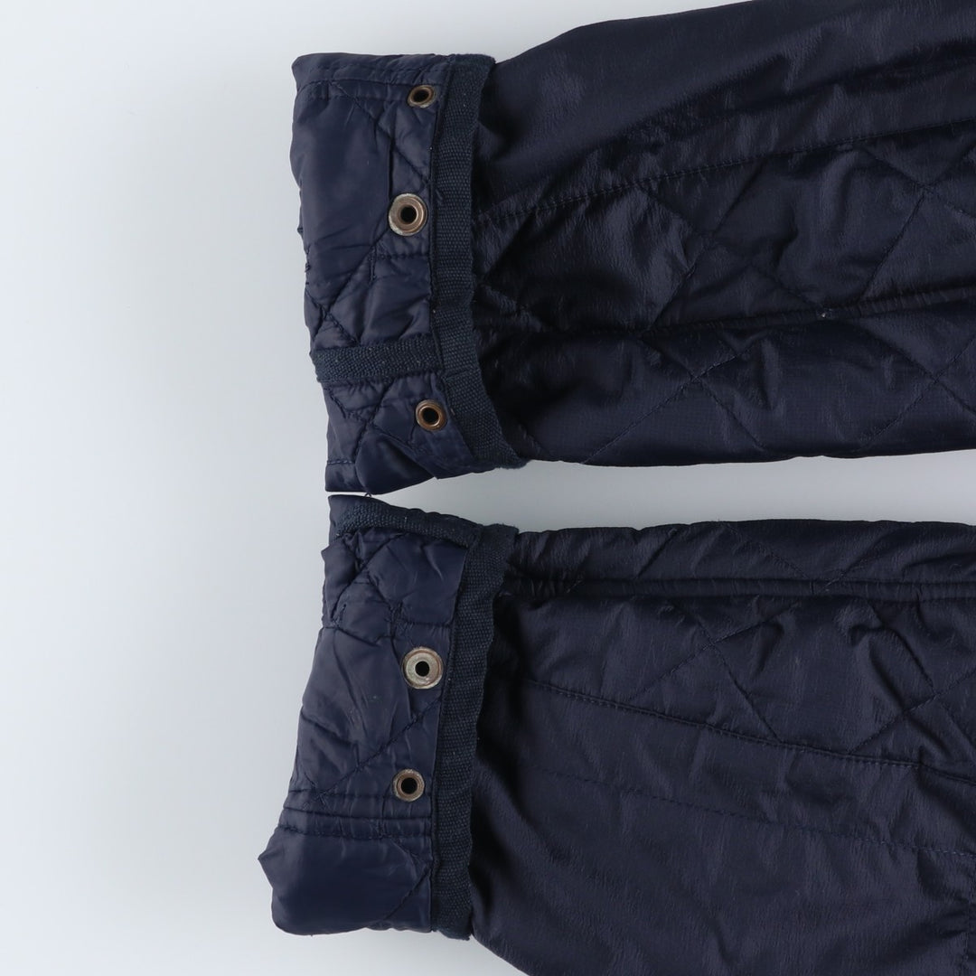 POLO by Ralph Lauren padded hooded quilted puffer jacket, men's size XL Nylon navy blue type Vintage Second Hand