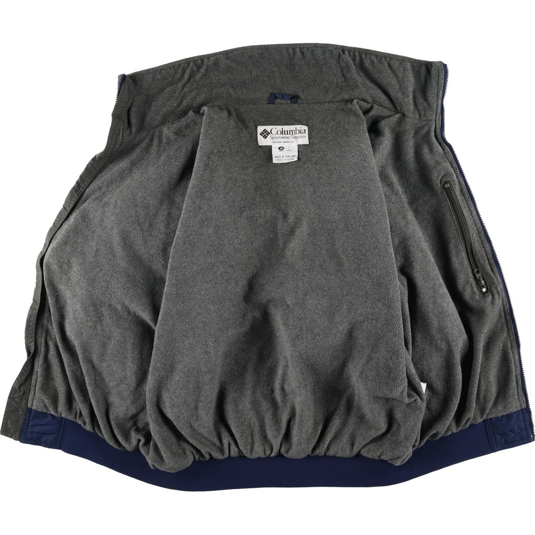 90s~00'S Columbia Windbreaker Men's M size unclear navy blue type Vintage Second Hand