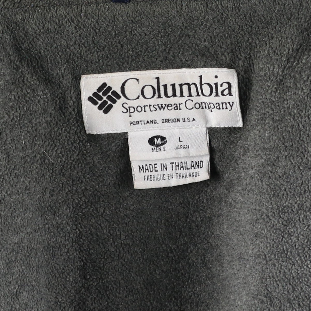 90s~00'S Columbia Windbreaker Men's M size unclear navy blue type Vintage Second Hand