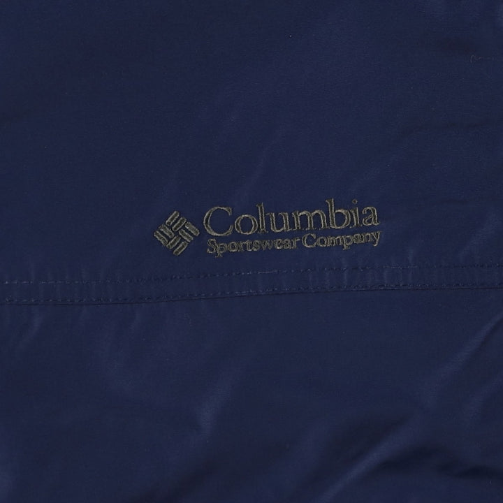90s~00'S Columbia Windbreaker Men's M size unclear navy blue type Vintage Second Hand
