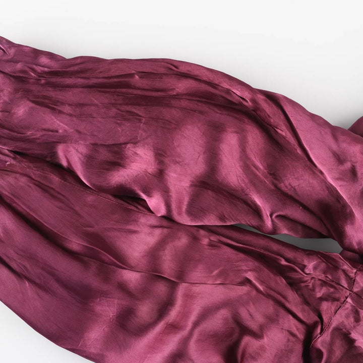 Balster Jacket, Suede Leather Blouson, Men's XL genuine leather Red type red-purple Vintage Second Hand