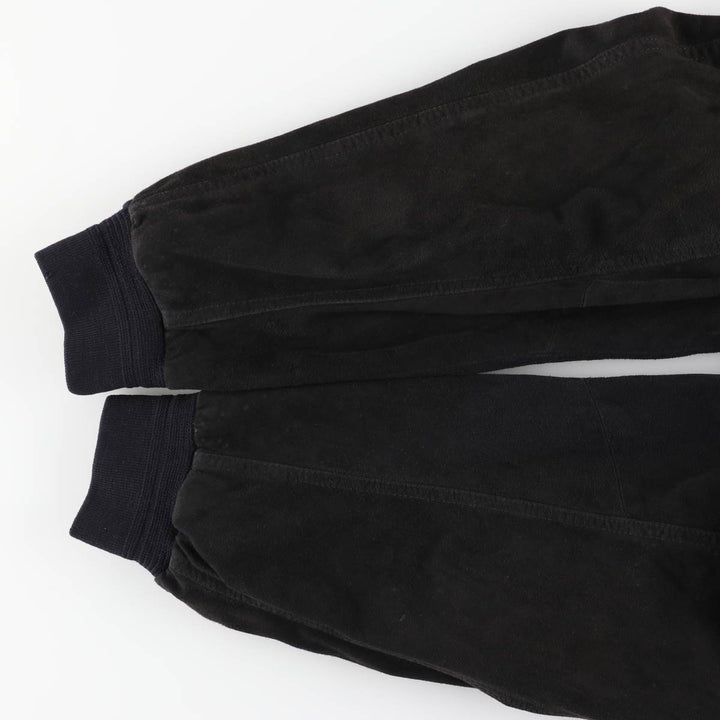 Suede leather blouson, men's size XL genuine leather black type Vintage Second Hand