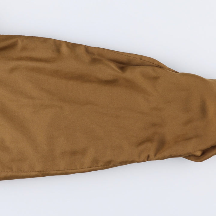 Balster Jacket, Suede Leather Blouson, Men's XL Genuine Leather Suede Leather brown type Vintage Second Hand