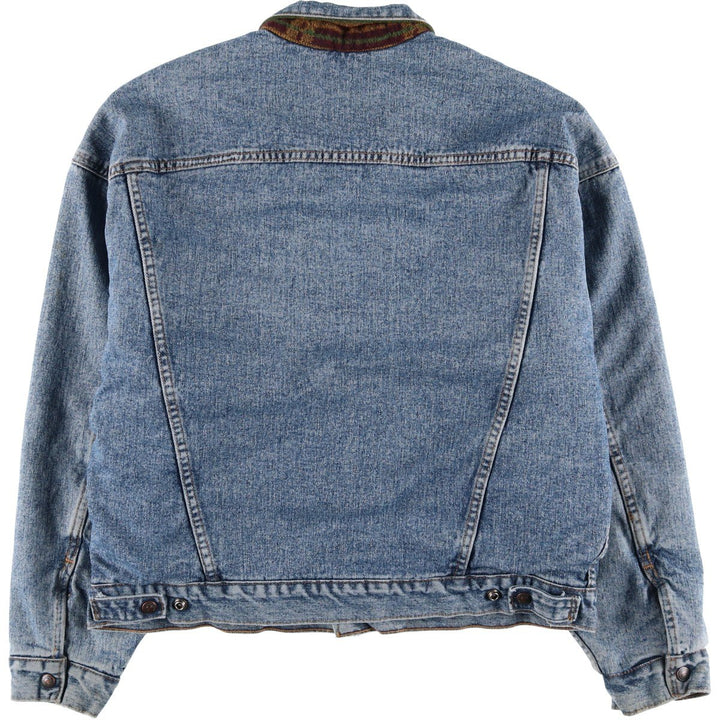 90'S Levi's 70617-4891 denim jacket, made in the USA, men's size M, vintage cotton Blue type light blue Vintage Second Hand