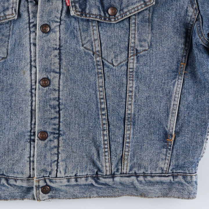 90'S Levi's 70617-4891 denim jacket, made in the USA, men's size M, vintage cotton Blue type light blue Vintage Second Hand