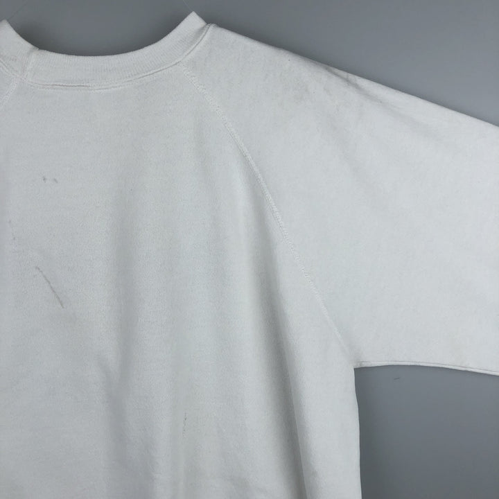 Vintage 1980'S Hanes Hard Rock Cafe Advertising Sweatshirt, Made in USA, Men's XL cotton white type Vintage Second Hand
