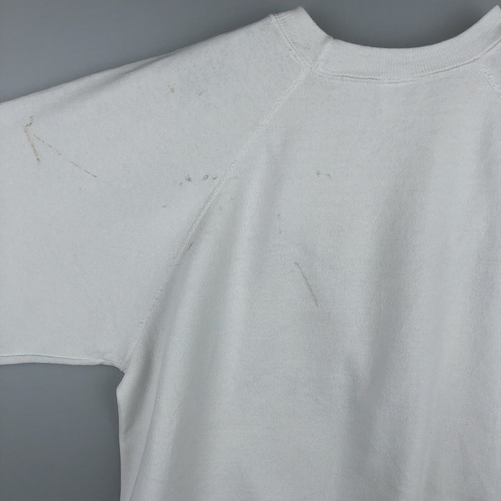 Vintage 1980'S Hanes Hard Rock Cafe Advertising Sweatshirt, Made in USA, Men's XL cotton white type Vintage Second Hand