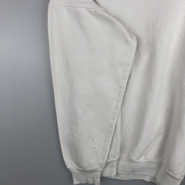 Vintage 1990'S Hard Rock Cafe Advertising Sweatshirt, Made in Canada, Men's Size L polyester white type Vintage Second Hand