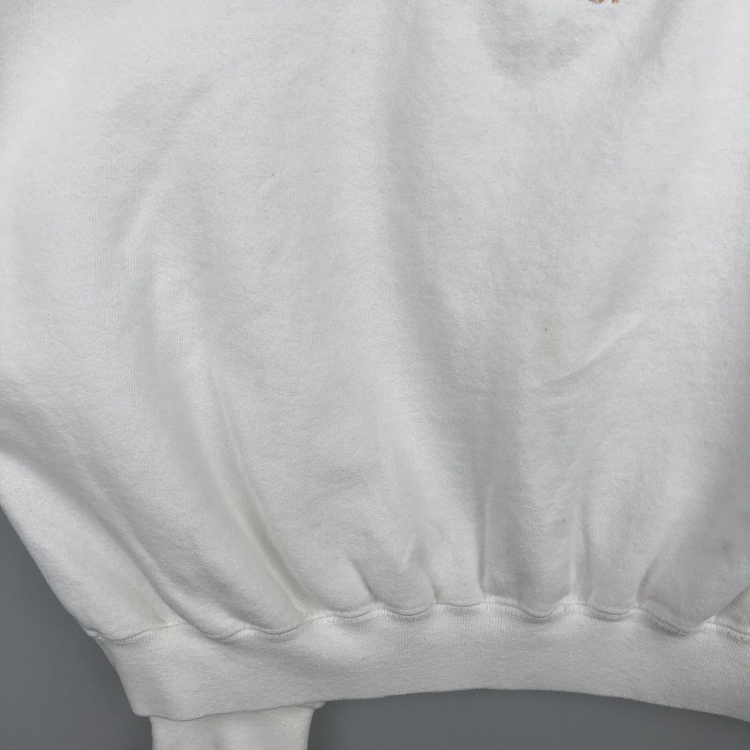 90'S Hard Rock Cafe Advertising Sweatshirt, Made in USA, Men's XL, Vintage cotton white type Vintage Second Hand