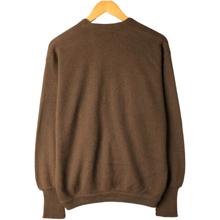 Etonic Acrylic Knit Cardigan, Men's Size L, Vintage Oron Acrylic brown type Vintage Second Hand