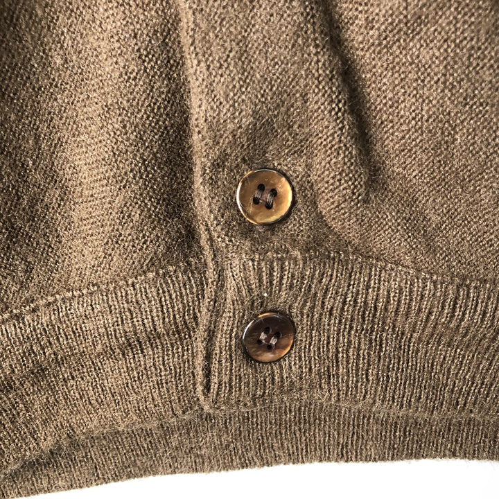 Etonic Acrylic Knit Cardigan, Men's Size L, Vintage Oron Acrylic brown type Vintage Second Hand