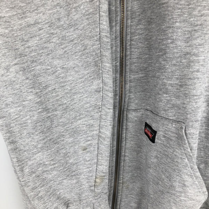 Dickies Sweat Full Zip Hoodie Men's XL cotton gray type Vintage Second Hand