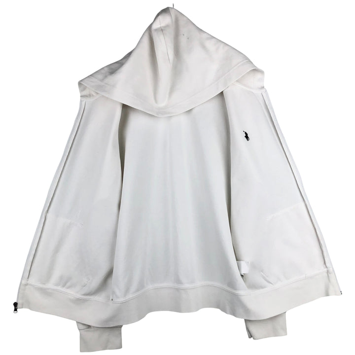 Ralph Lauren POLO by Ralph Lauren Sweat Full Zip Hoodie Men's L size cotton white type Vintage Second Hand