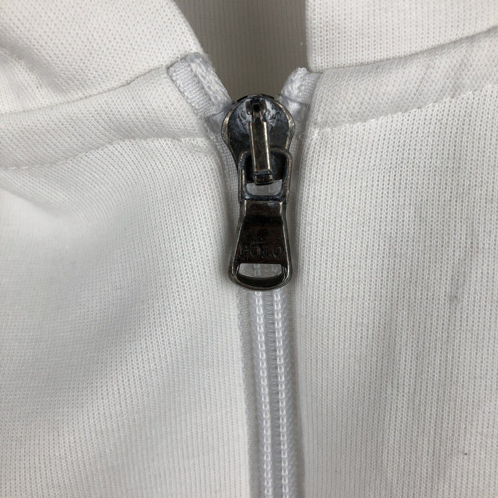 Ralph Lauren POLO by Ralph Lauren Sweat Full Zip Hoodie Men's L size cotton white type Vintage Second Hand