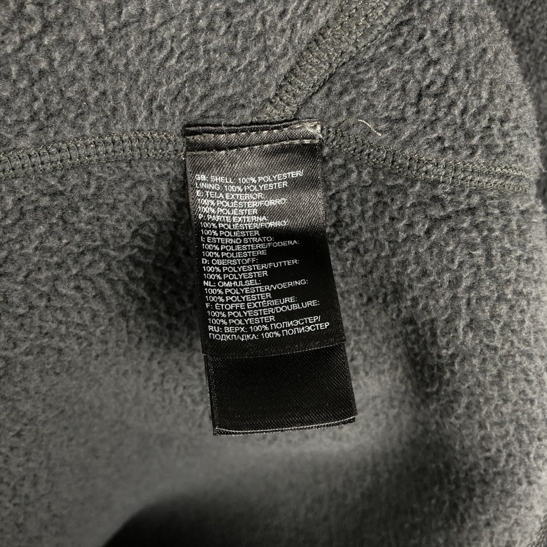 The North Face Fleece Full Zip Hoodie, Men's Size M polyester gray type Vintage Second Hand