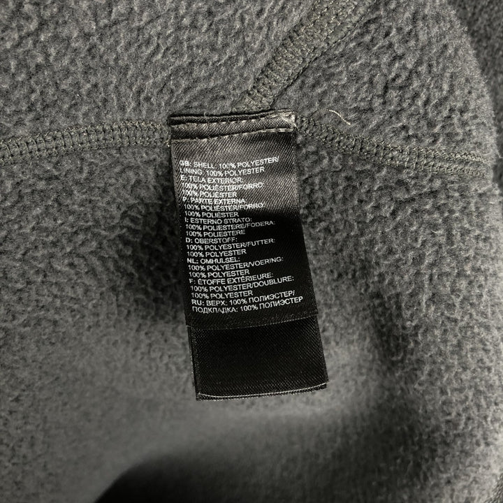 The North Face Fleece Full Zip Hoodie, Men's Size M polyester gray type Vintage Second Hand