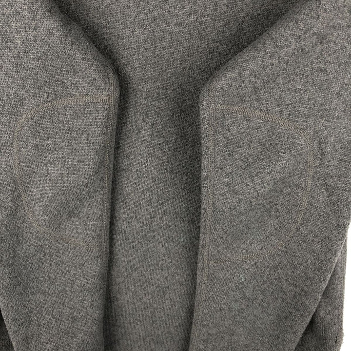 The North Face Fleece Full Zip Hoodie, Men's Size M polyester gray type Vintage Second Hand