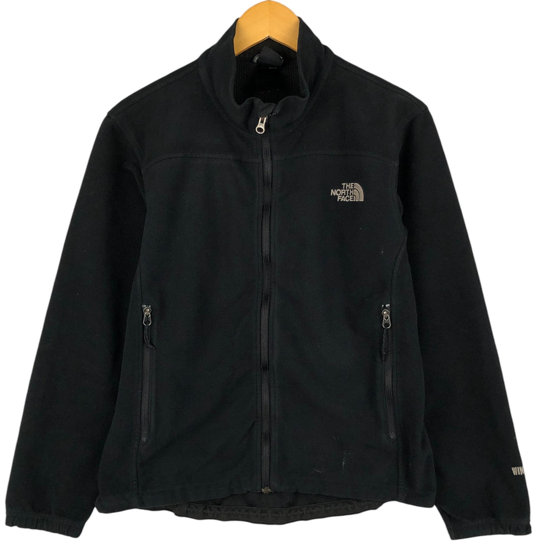THE NORTH FACE WINDWALL Fleece Jacket, Men's M size unclear black type Vintage Second Hand