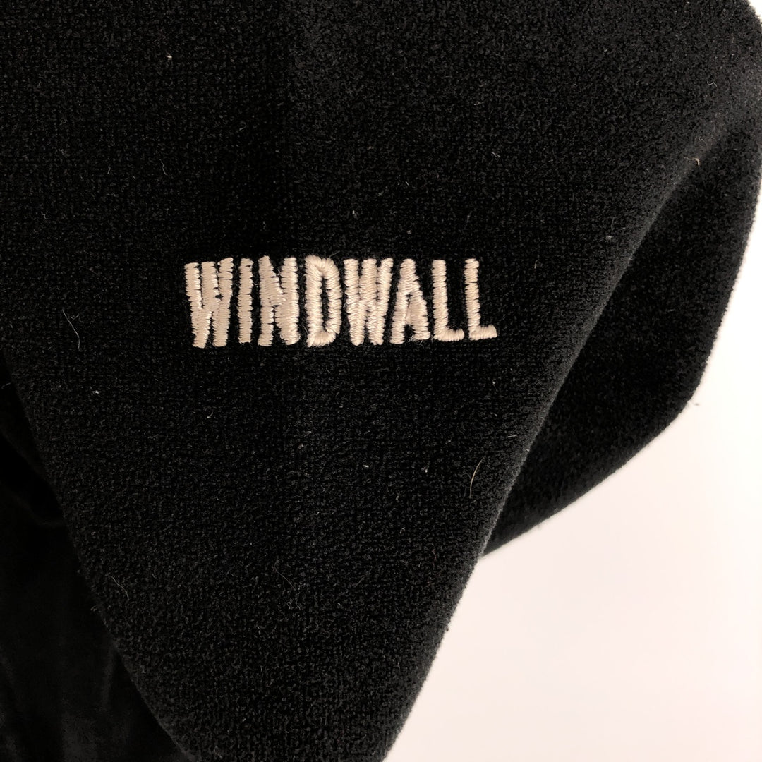 THE NORTH FACE WINDWALL Fleece Jacket, Men's M size unclear black type Vintage Second Hand