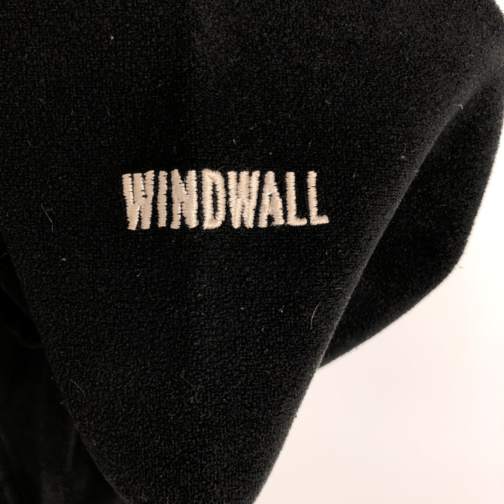 THE NORTH FACE WINDWALL Fleece Jacket, Men's M size unclear black type Vintage Second Hand