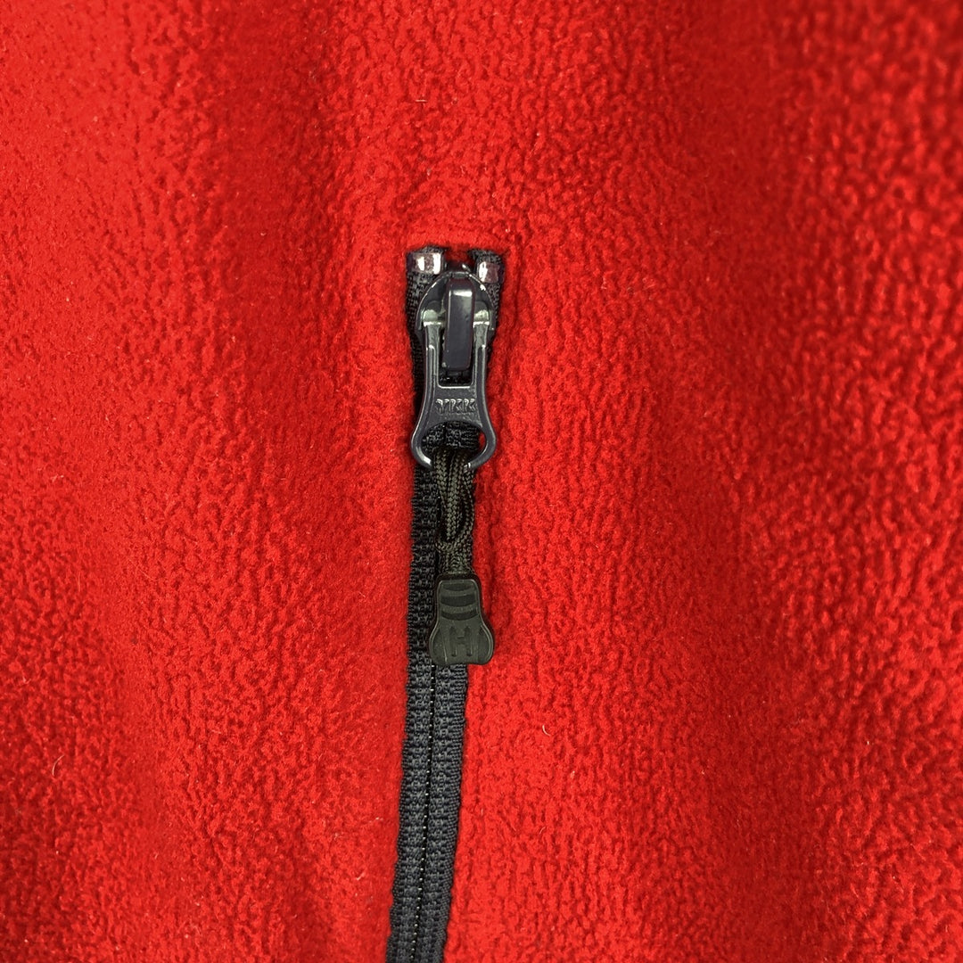 Tommy Hilfiger Cold Stop Fleece Jacket, Men's XL polyester red type Vintage Second Hand