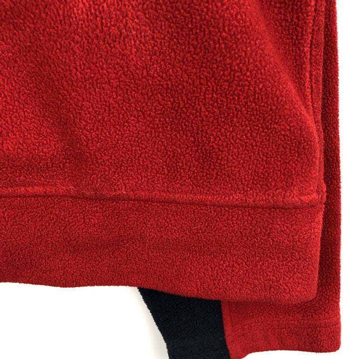 Tommy Hilfiger Cold Stop Fleece Jacket, Men's XL polyester red type Vintage Second Hand