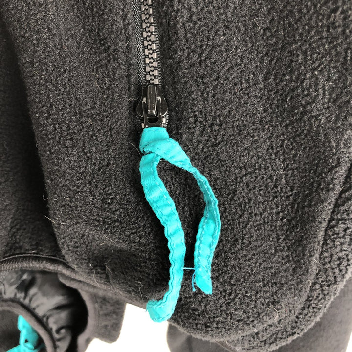 90'S Columbia White Tag Fleece Jacket, Made in USA, Men's Size L, Vintage polyester black type Vintage Second Hand