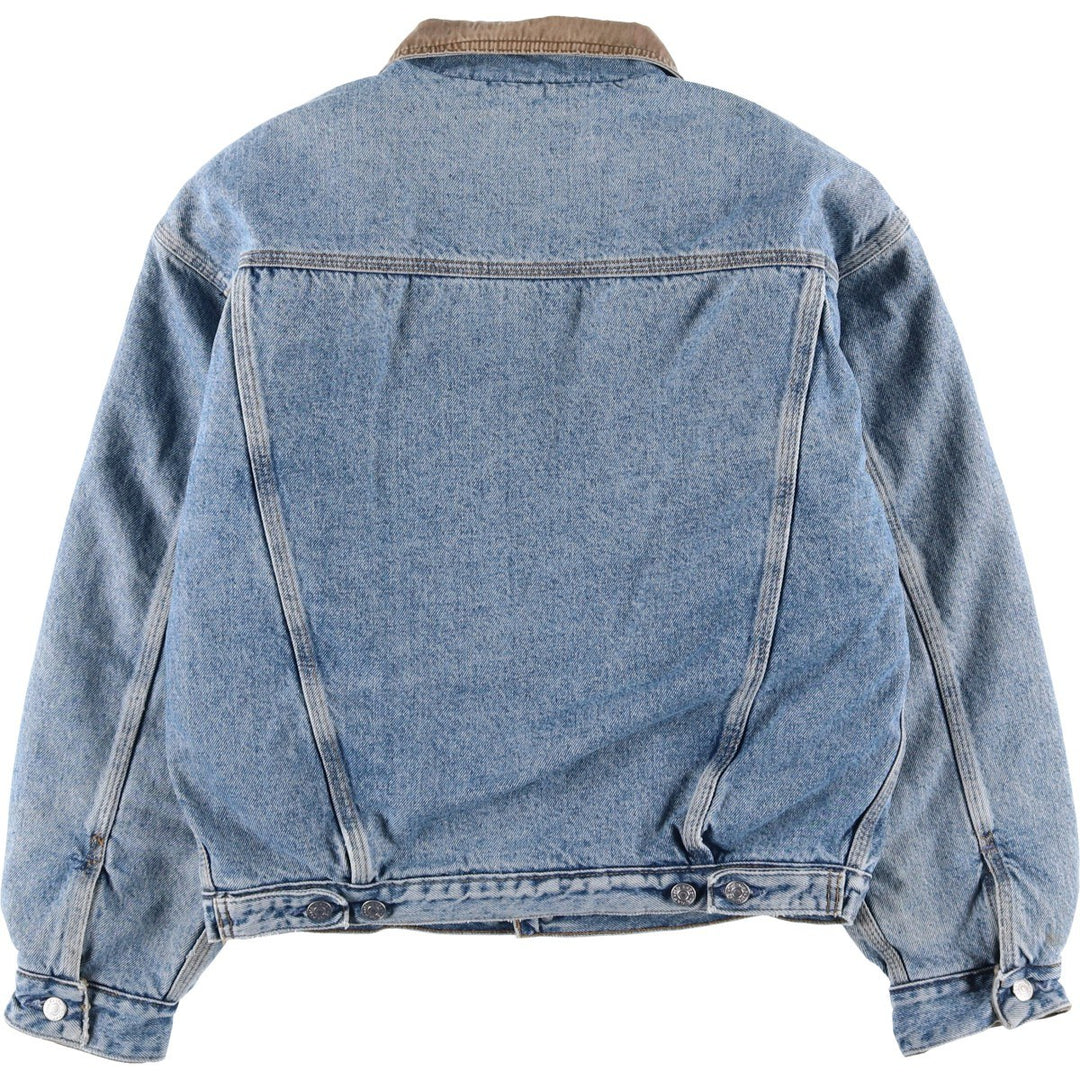 GAP Padded Denim Jacket, Made in USA, Men's Size Small cotton blue type Vintage Second Hand