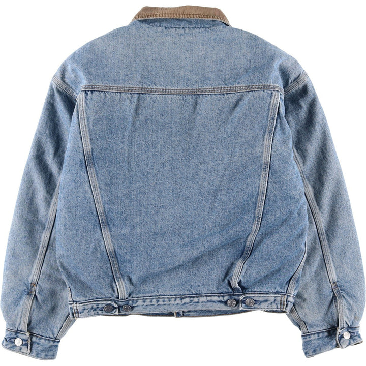 GAP Padded Denim Jacket, Made in USA, Men's Size Small cotton blue type Vintage Second Hand