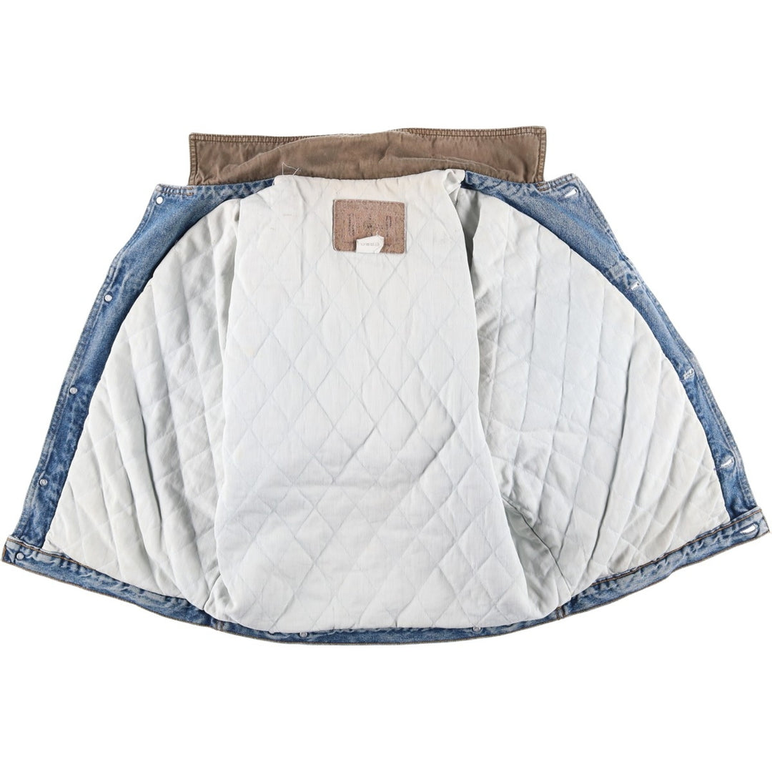 GAP Padded Denim Jacket, Made in USA, Men's Size Small cotton blue type Vintage Second Hand