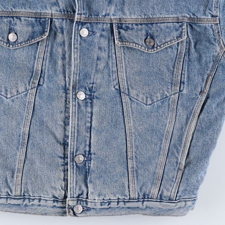 GAP Padded Denim Jacket, Made in USA, Men's Size Small cotton blue type Vintage Second Hand