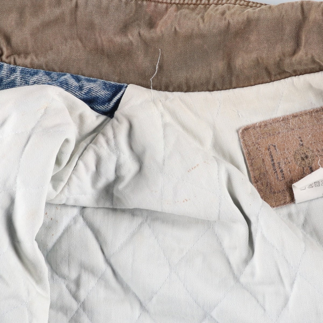 GAP Padded Denim Jacket, Made in USA, Men's Size Small cotton blue type Vintage Second Hand