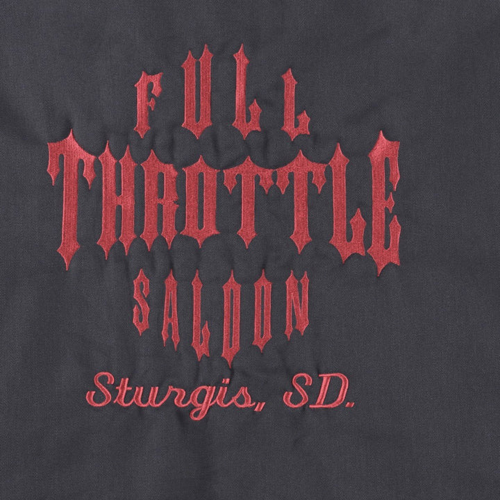 90'S Red Kap padded work jacket, men's size L, vintage polyester gray type Vintage Second Hand