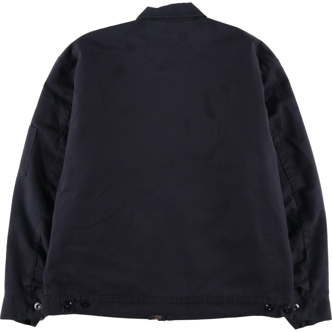 90'S Red Kap padded work jacket, men's size L, vintage polyester black type Vintage Second Hand