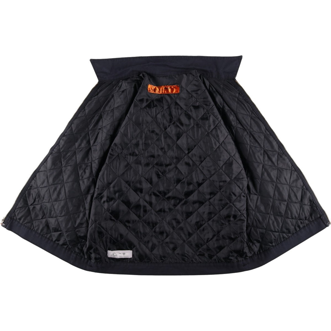 90'S Red Kap padded work jacket, men's size L, vintage polyester black type Vintage Second Hand