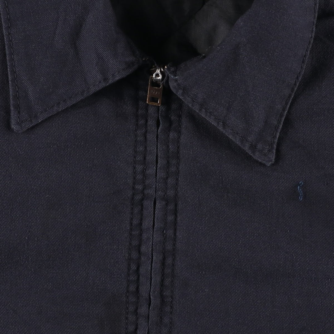 90'S Red Kap padded work jacket, men's size L, vintage polyester black type Vintage Second Hand