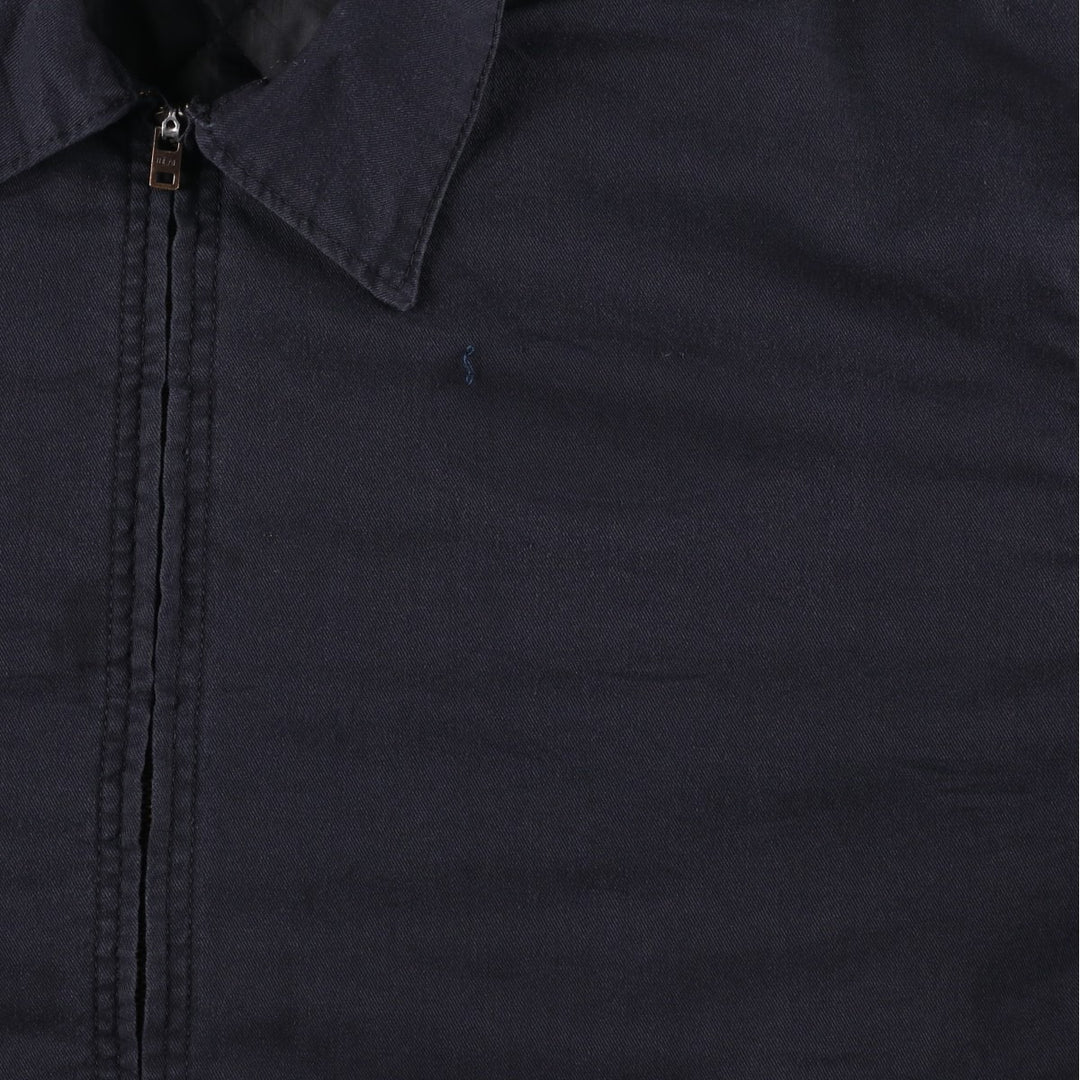 90'S Red Kap padded work jacket, men's size L, vintage polyester black type Vintage Second Hand