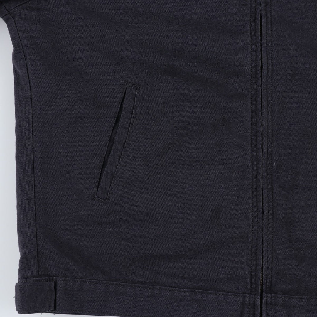 90'S Red Kap padded work jacket, men's size L, vintage polyester black type Vintage Second Hand