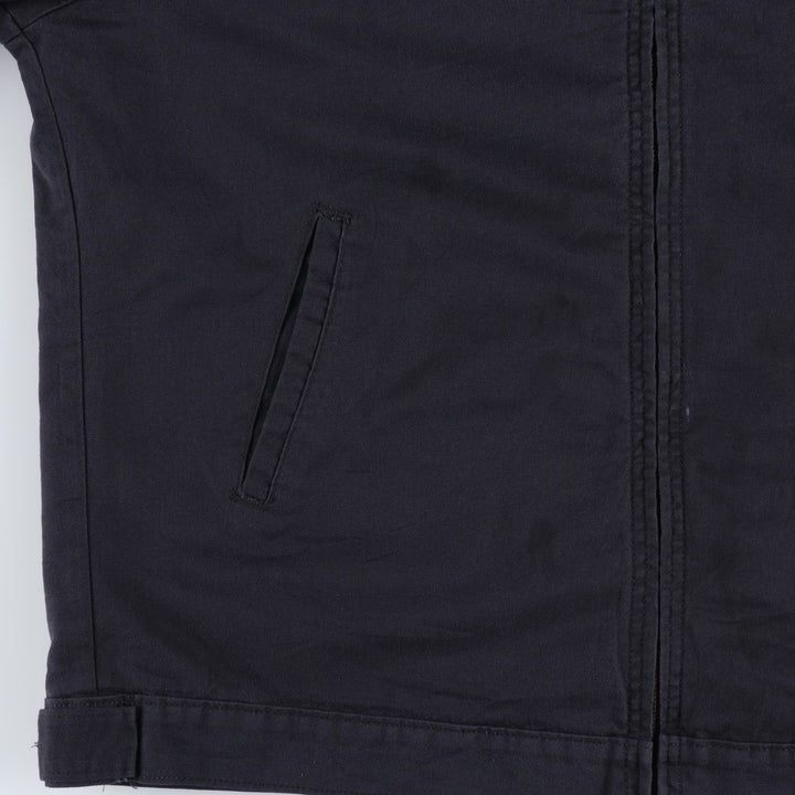 90'S Red Kap padded work jacket, men's size L, vintage polyester black type Vintage Second Hand