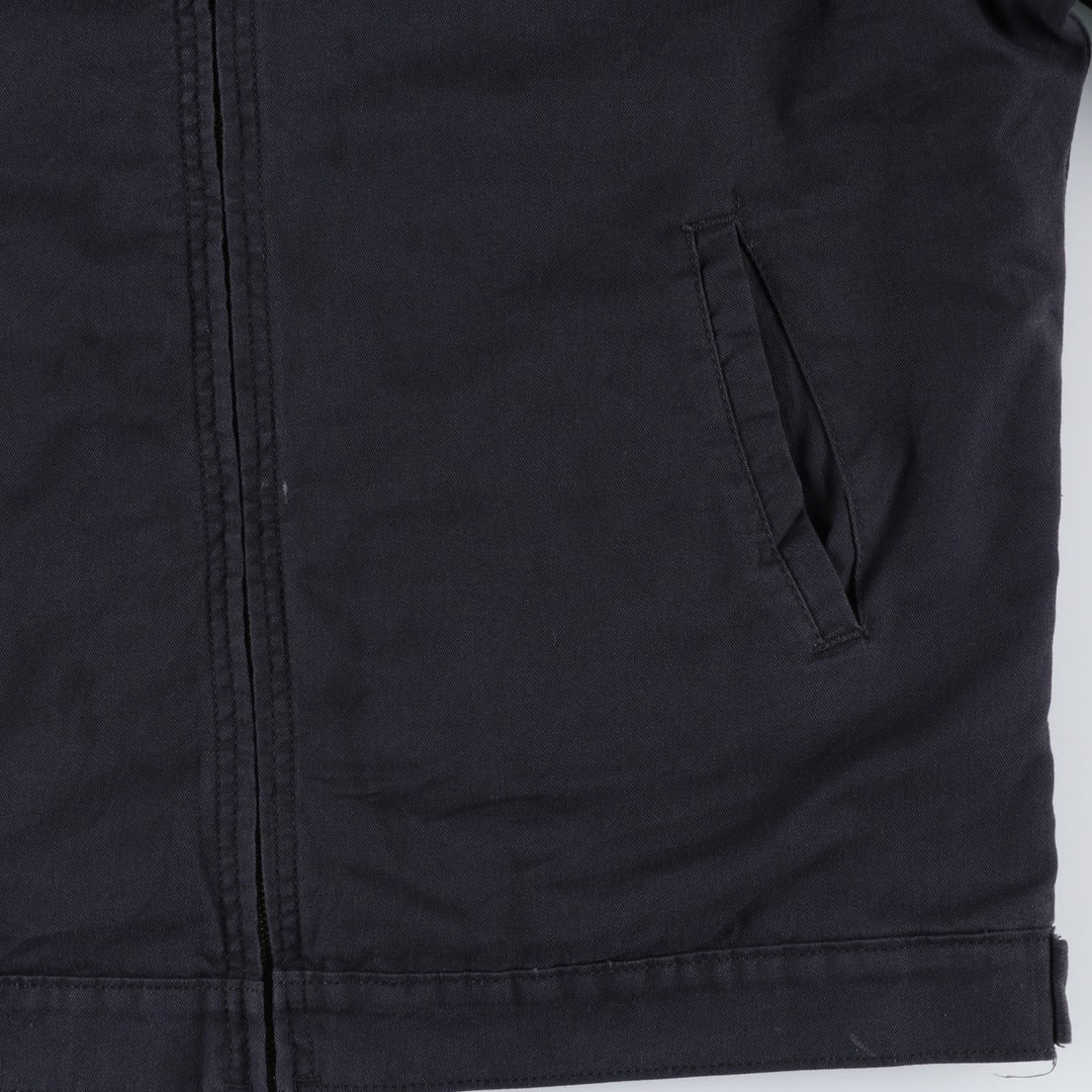 90'S Red Kap padded work jacket, men's size L, vintage polyester black type Vintage Second Hand