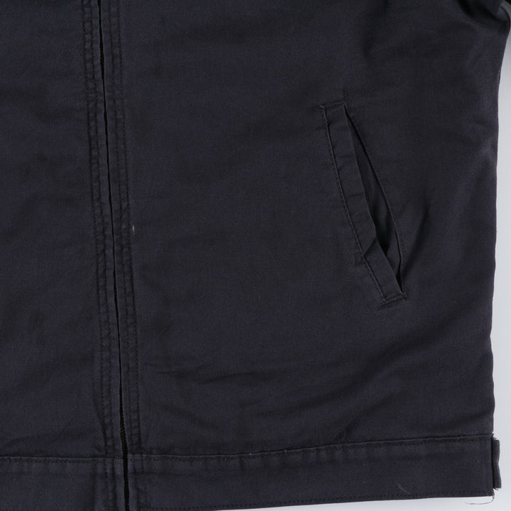 90'S Red Kap padded work jacket, men's size L, vintage polyester black type Vintage Second Hand